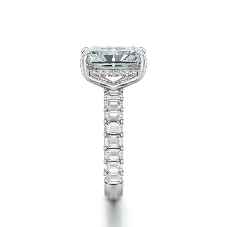Pierścionek z dużym diamentem białe złoto SBPZ_038
